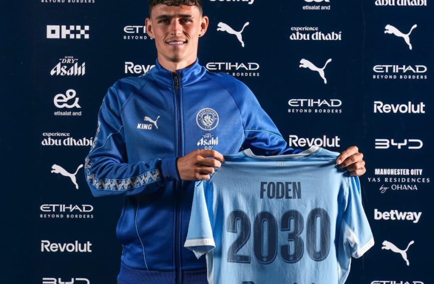 RASMI: Phil Foden oo heshiis cusub&hellip;