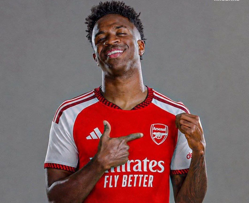 Vinícius Júnior ma ka tagayaa Real Madrid? Arsenal oo furtay albaabka tartan waalli ah